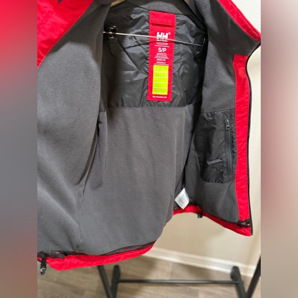 Helly Hensen Red Helly Tech Ski Snow Jacket Petite Small Woman-Preowned - Picture 6 of 16